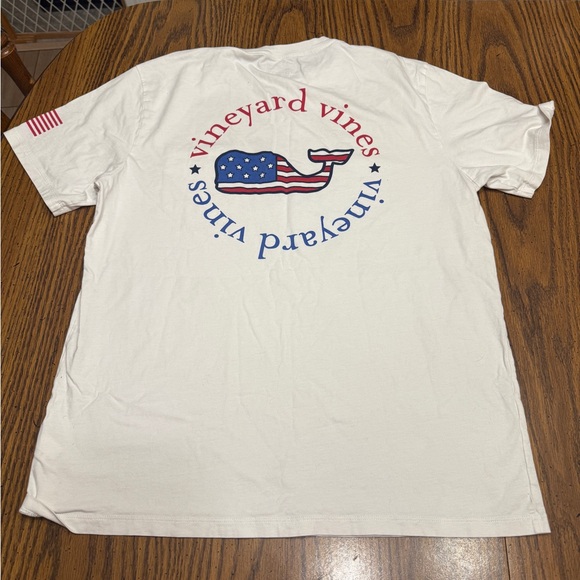 Vineyard Vines Other - Vineyard Vines American Flag White Graphic T-Shirt for Men
